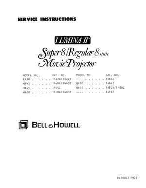 Bell & Howell projector lumina2